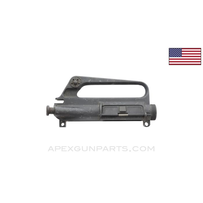 Colt M16A1 Upper Receiver Assembly, Large Round Forward Assist, Gray Finish *Good*