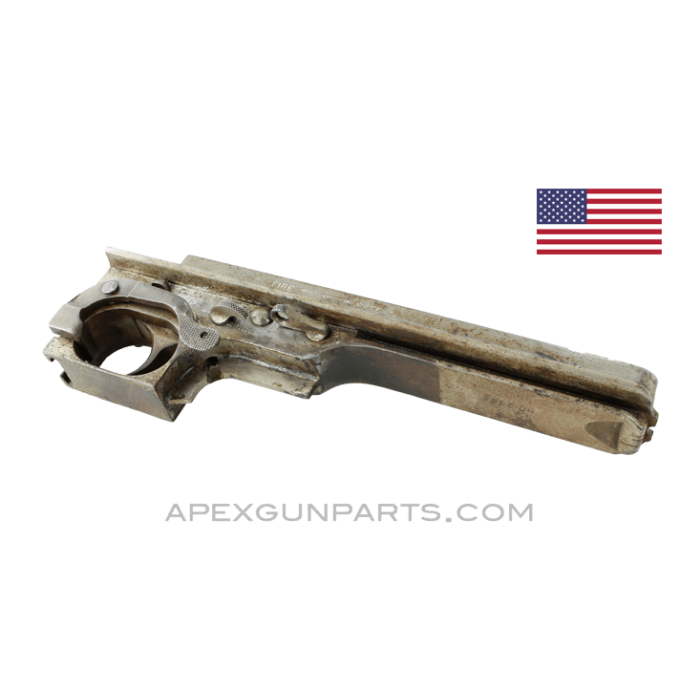 Thompson 1928A1 Lower Receiver Assembly, Full-Auto, No Wood .45 ACP, *Fair* 