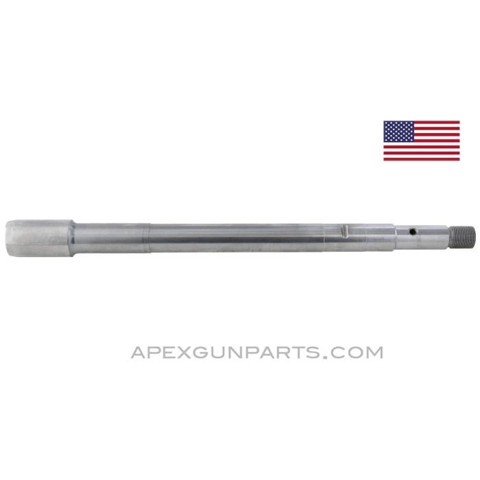 AK Pistol Barrel , 11", Threaded Muzzle, Gas Port, Extractor Cut, In The White, 7.62X39, US 922(r) Compliant Part *Unused* 