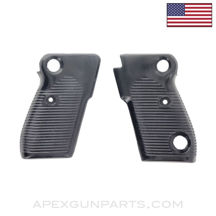 Helwan Brigadier Grips, Black Polymer, *New Manufactured*