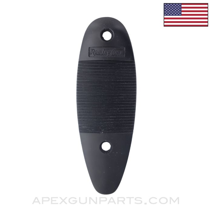 Remington 870 Wingmaster Shotgun Buttplate, Black Polymer, 12/16/20 Gauge, *New Manufactured*