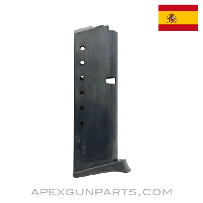 Astra A75 Magazine w/Finger Ext., 7rd, 9mm/.40 S&W, *NOS*