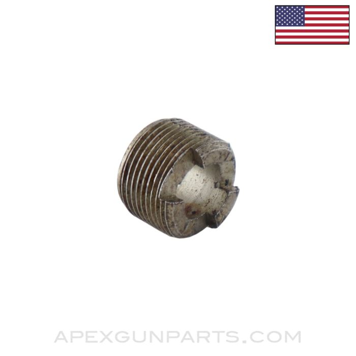 M1 / M2 Carbine Gas Piston Nut, Type 1, In The White *Good*
