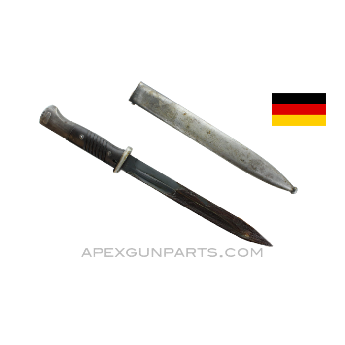 German K98 Mauser Bayonet w/ Bakelite Grips *Fair* 
