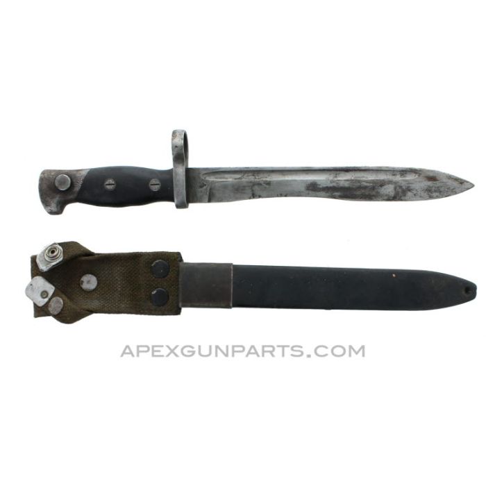 CETME Model C Bayonet and Scabbard, Type 2, *Fair to Good*