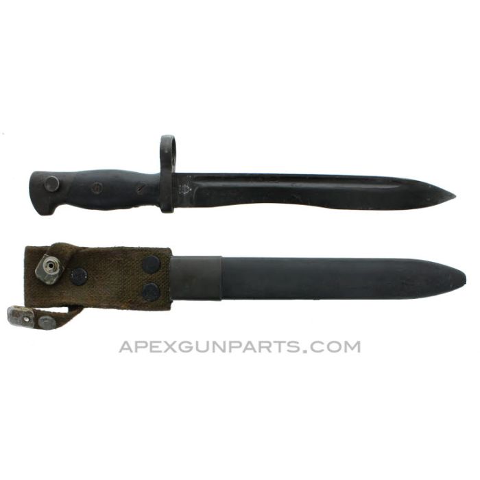 CETME Model C Bayonet and Scabbard, Type 2, *Very Good* 