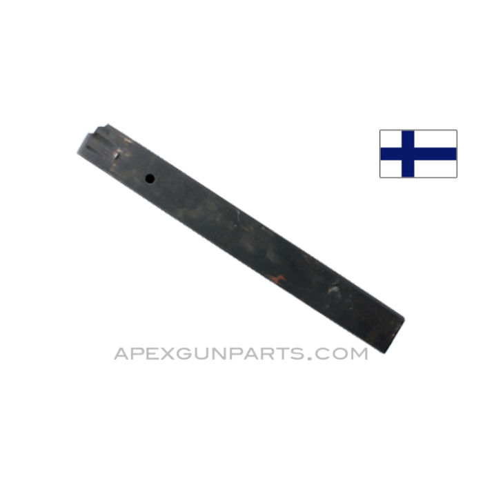 Finnish M/20 Bergmann Magazine Body, Stripped, 50rd, .30 Luger, Steel, *Good* 