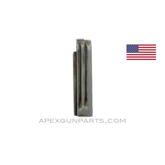 Model 50 / 55 / 60 Reising Magazine Body, 12rd, .45 ACP, Type 1, Ribbed Sides, Blued Steel, *Good*
