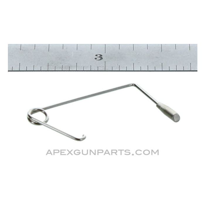 Polish P83 "Wanad" Pistol Extractor Spring, Part #18, *NOS* 
