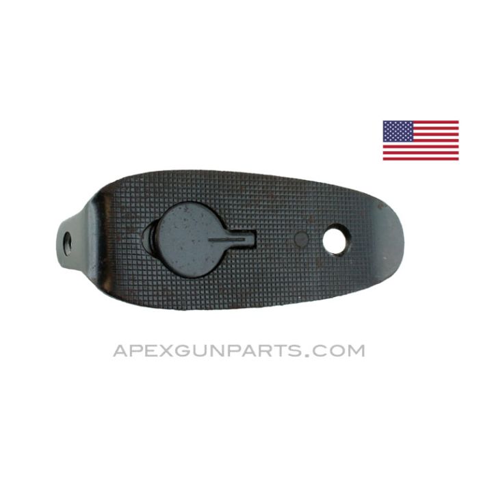 Springfield 1903A3 Buttplate, With Trap Door, Blued *Good* 