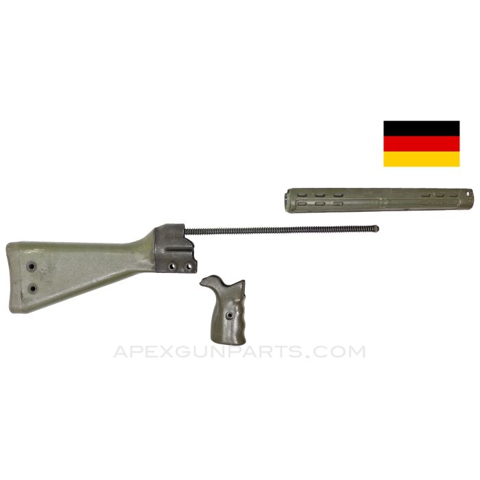 G3 / HK91 Stock Assembly with Handguard & Grip, Green *Very Good* 