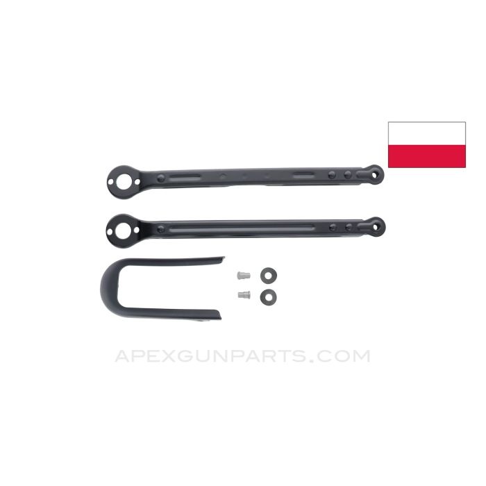 AK Underfolder Buttstock Parts Group, Polish, *NOS*