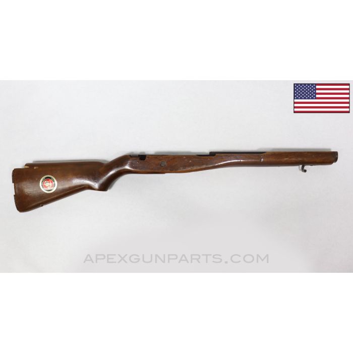 M14 Match Stock, 32.75", Bent Front Sling Swivel, Wood *Good*