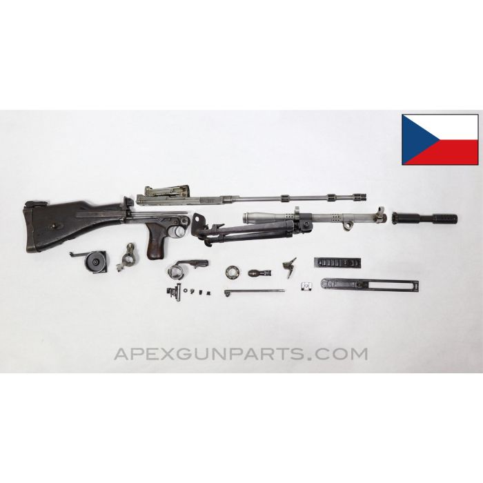 Czech ZB30J Parts Kit w/ Bipod, Wood Buttstock, 7.92x57 *Good* 