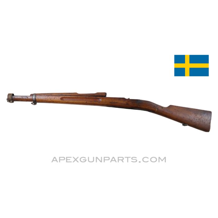 Swedish M96 / M38 Mauser Short Rifle Stock Set *Good* 
