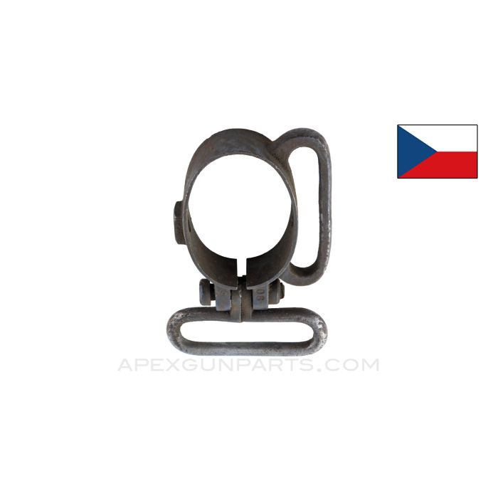 Czech VZ-33 Mauser Lower Barrel Band, Dual Sling Swivel *Good*