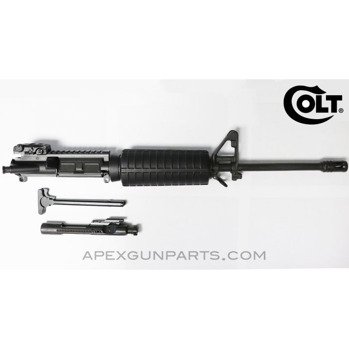 Colt M4 Carbine Upper Assembly, 16" Pencil BBL, w/ Bolt & Charging Handle, Mbus Rear Sight, 5.56X45 NATO *NEW* 