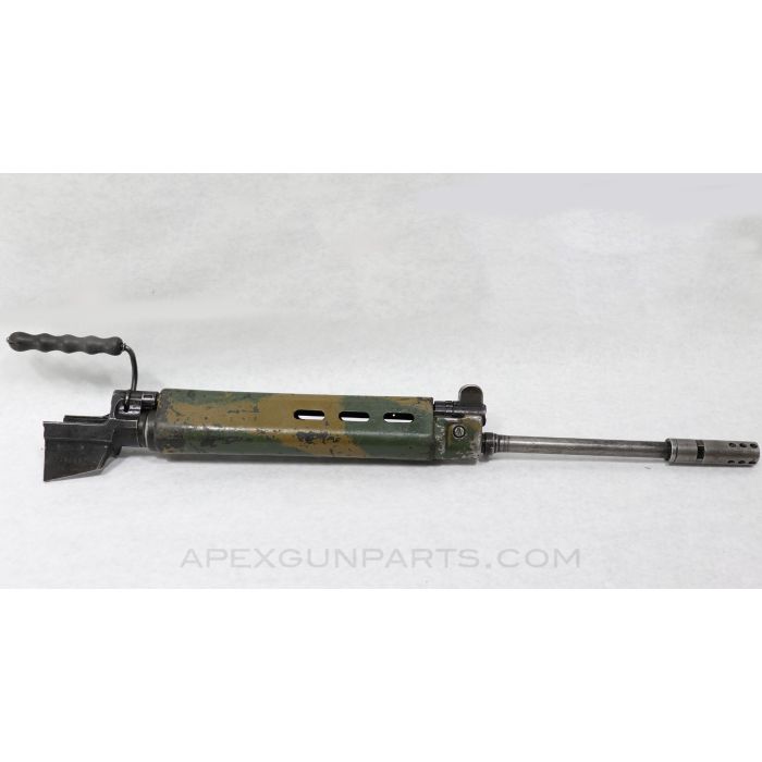 Imbel FAL Barrel Assembly, w/ Rhodesian Camo Handguards, 7.62x51 *Good* 