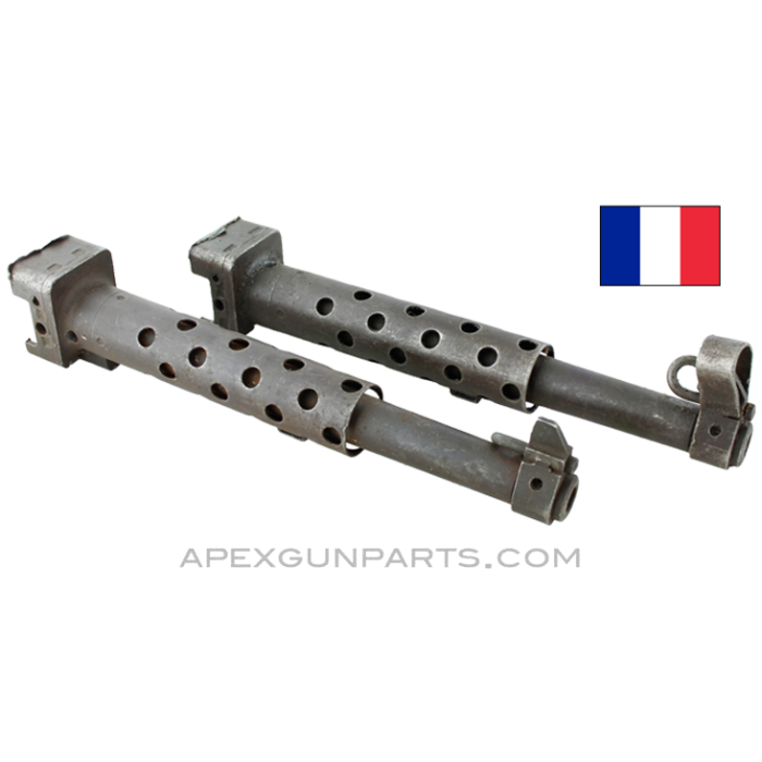 French MAT-49 Barrel Assembly, 9", with Front Sight, Drilled/Demilled *Fair* 