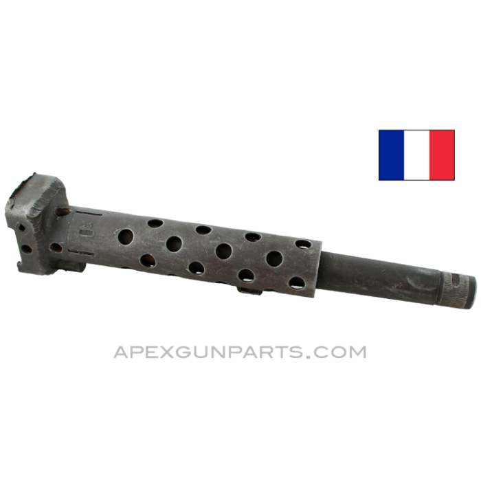 Drilled / Demilled French MAT-49 Barrel Assembly, 9", No Front Sight, *Fair* 