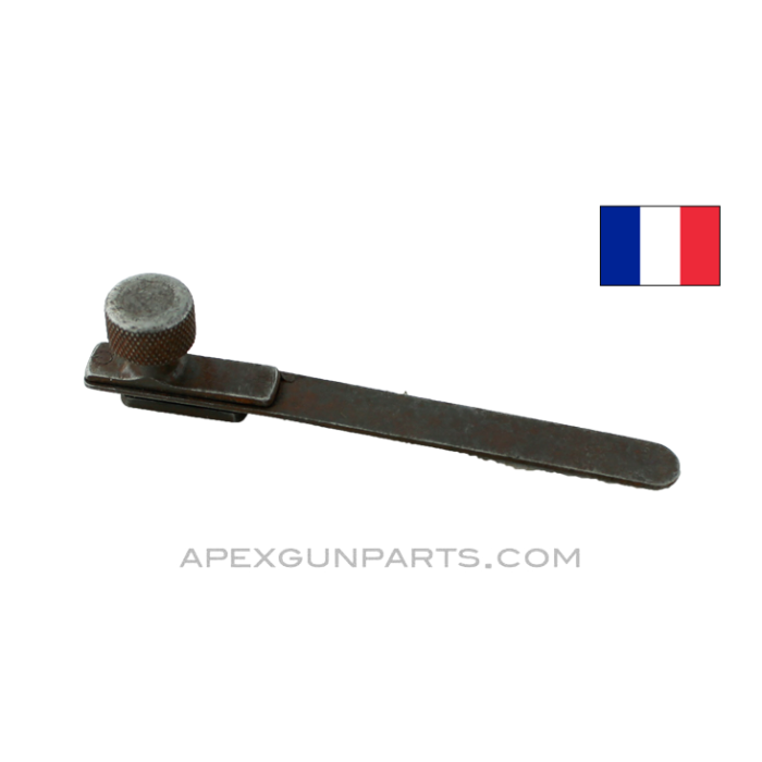 French MAT-49 Charging Handle Assembly, Knob Type *Good* 