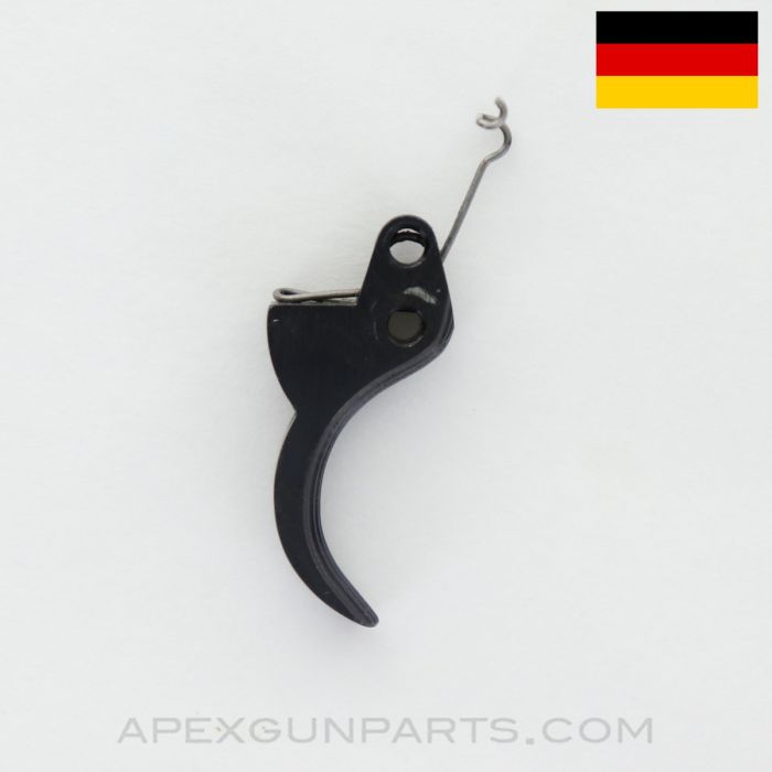 Walther PPK Pistol Trigger w/ Spring, Serrated, .32ACP *Good*