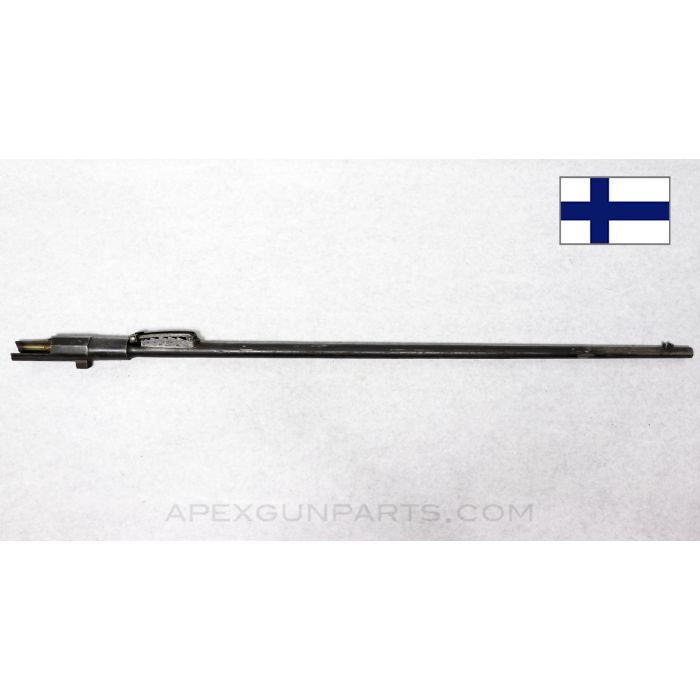 1891 Mosin Nagant Rifle Barrel, 31", w/ Rear Sight Assembly, Finnish Tikka, 7.62X54R *Good* 