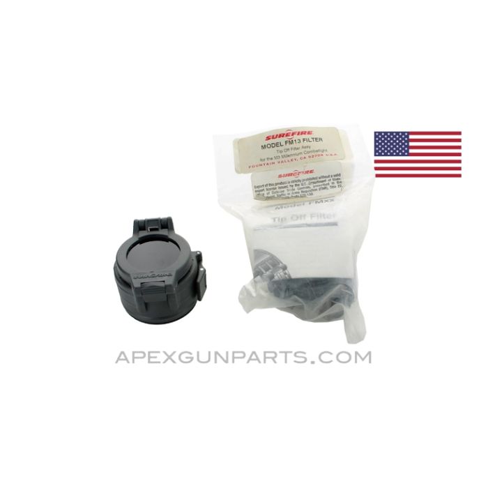 Surefire FM13 Infrared Filter, For Surefire 1.62" Bezel Lights, *NIW* 