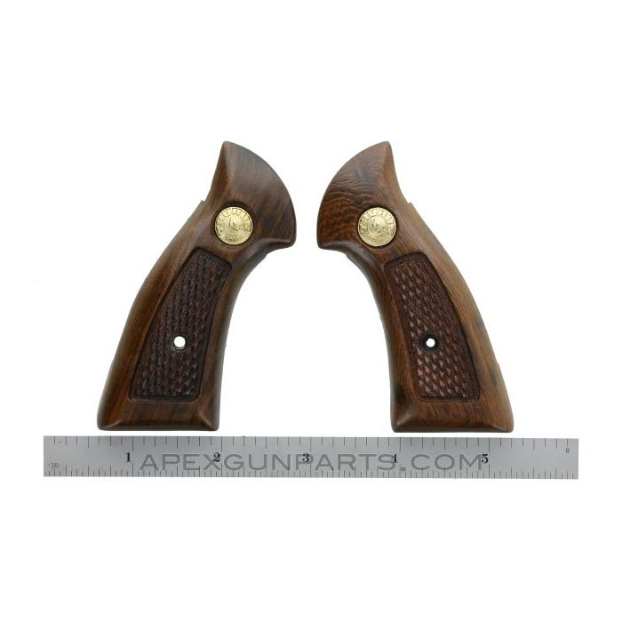 Taurus Revolver Wood Grips, Small Frame, Square Butt, Service *NOS*