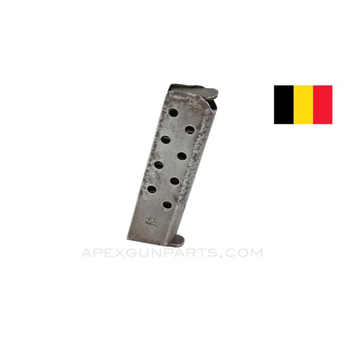 FN 1910 Magazine, 9rd, FN Marked, Worn Finish, 7.65 / 32 ACP *Good*