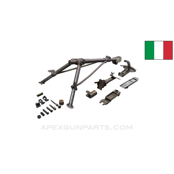 Breda M37 Machine Gun Tripod w/Anti-Aircraft Extension Mount, WW2 Italian, Incomplete / Unassembled *Fair* 