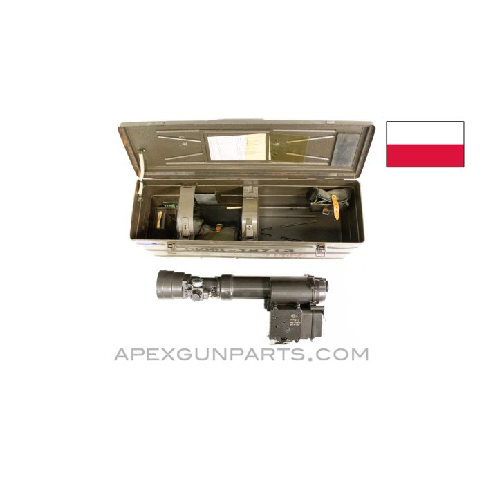Polish PPN-3 Night Vision Scope Set with Transit Case & Canvas Cover, *Very Good*, Sold *As Is*