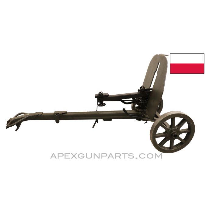 SG-43 Goryunov Wheeled Carriage Mount with Night Vision Bracket and Armor Shield *Very Good* 