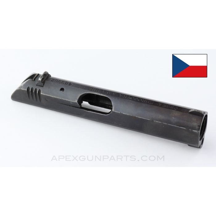 CZ27 Slide Assembly, Complete, Pre-War, Modified FP Retaining Pin, 7.65 *Good*