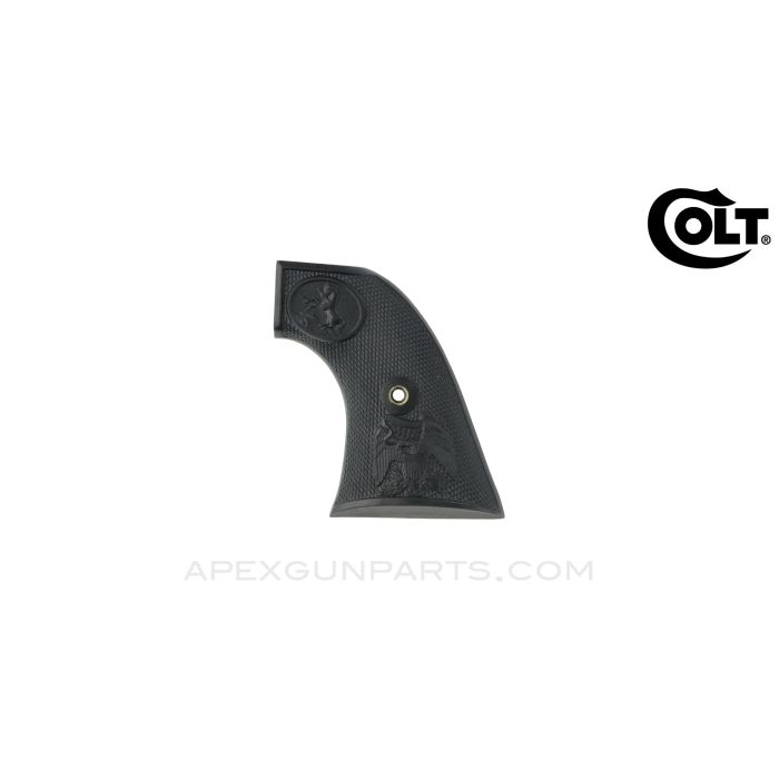 Colt Single Action, Left Grip, Eagle, Black Plastic *New*