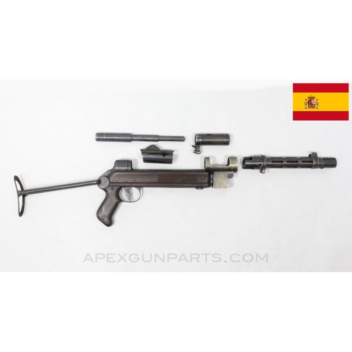 Star Z-45 Parts Kit, 8" Barrel, Folding Stock, 9x23mm *Good*