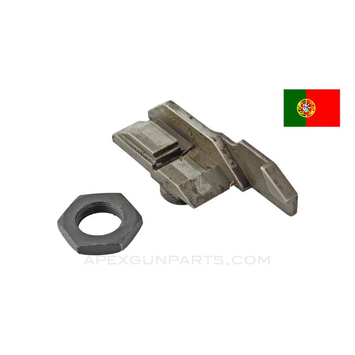Portuguese Madsen 7.92mm Ejector Block and Nut *Good*