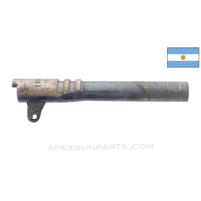 Argentinian 1927 Sistema Barrel, w/ Link & Link Pin, 5",  .45ACP *Fair*