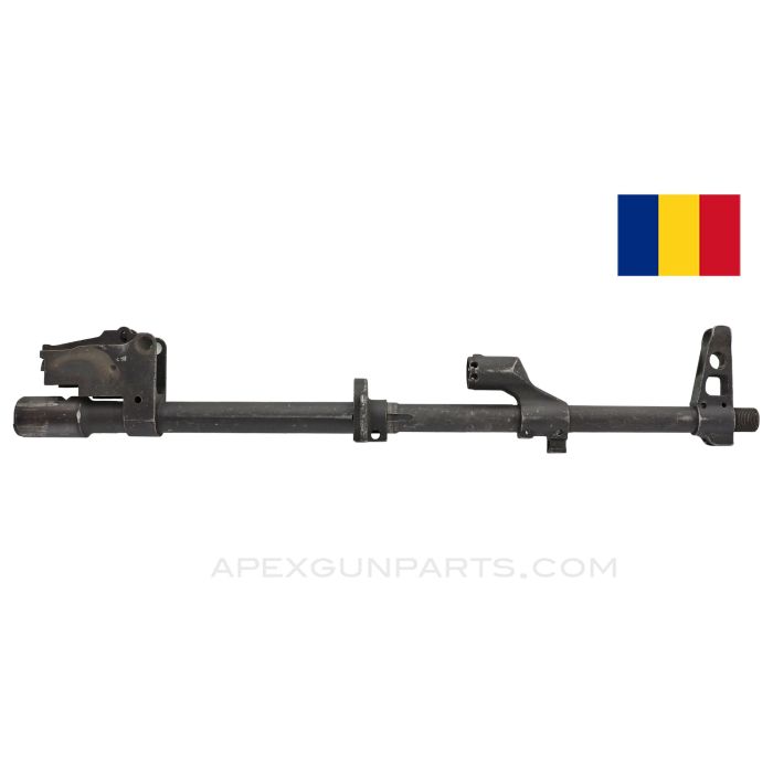 Romanian AK-47 / AKM Barrel Assembly, 16" Long, Chrome Lined, Cold Hammer Forged, 7.62x39 *Very Good* 