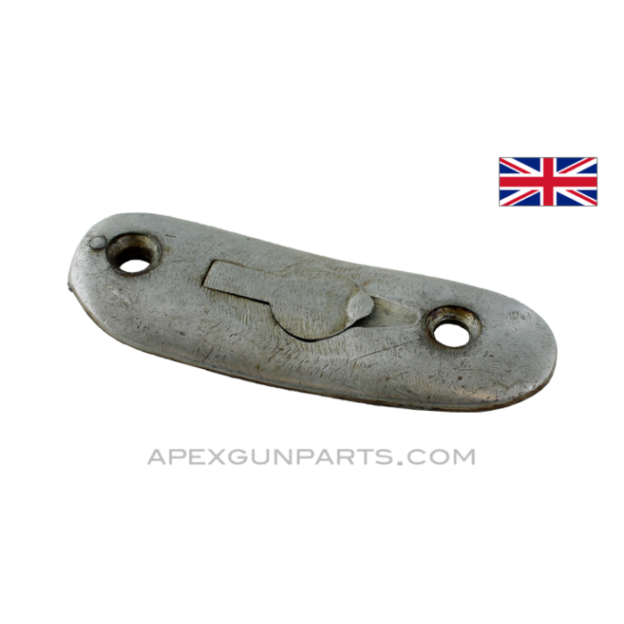 Enfield #4 Steel Buttplate, With Trapdoor *Good*