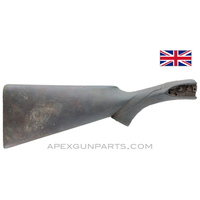 Holland & Holland Side-by-Side Buttstock, Cracked Wood, Sold *As Is* 