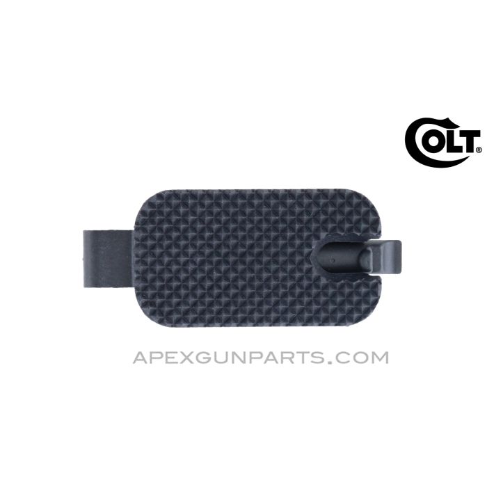 Colt AR-15 A2 Trap Door Assembly for Butt Plate w/Thumb Latch, Checkered Black Polymer *NEW* 