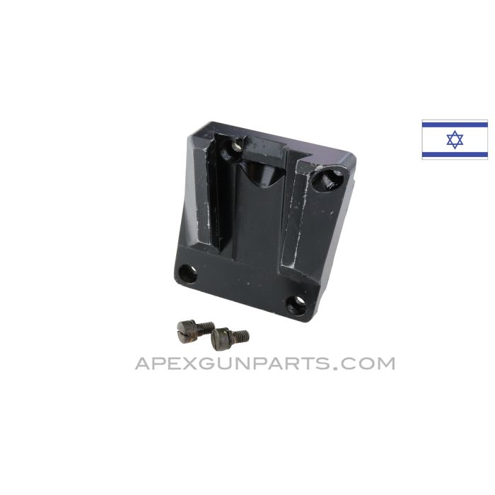FN MAG58 Trilux Sight Mounting Plate, Aluminum, Black, Israeli *Very Good* 