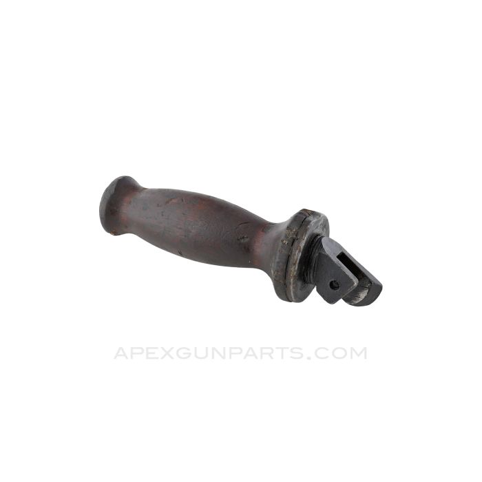 Bren Carry Handle Stem, w/ Wood Grip *Fair*