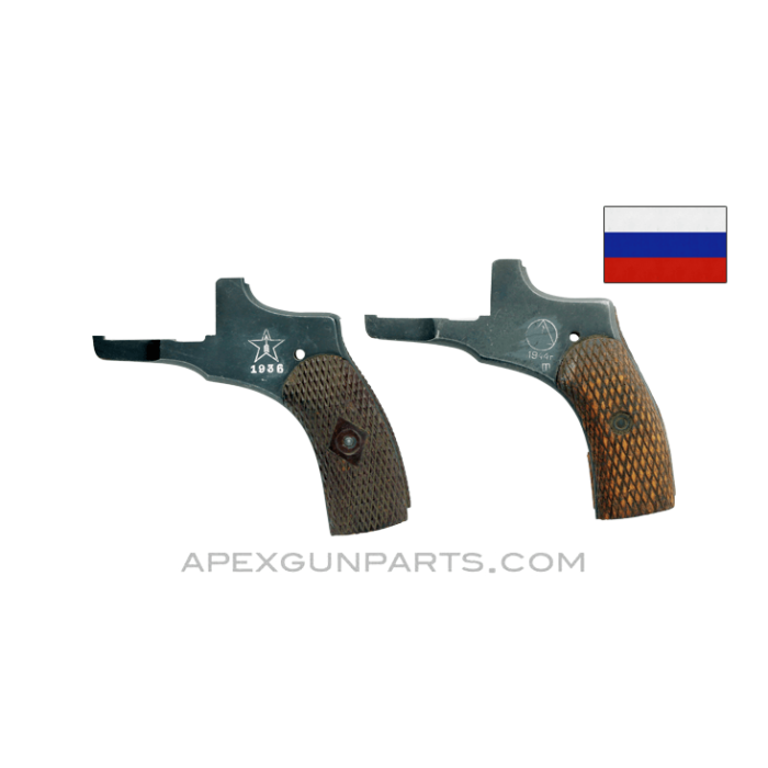 Nagant M1895 Revolver Left Hand Grip and Frame, *Good*