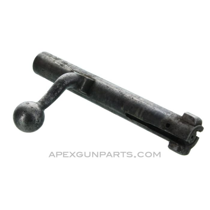 Carcano M91 / M38 Bolt Body w/Turned Down Handle, Stripped, 6.5 / 7.35mm *Good* 