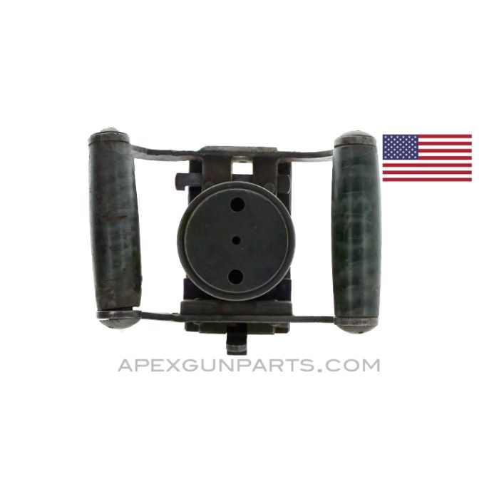 Browning M3 .50 Cal. Backplate Assembly, Early Style with Spade Grips, No Trigger Parts Fitted, *Good* 