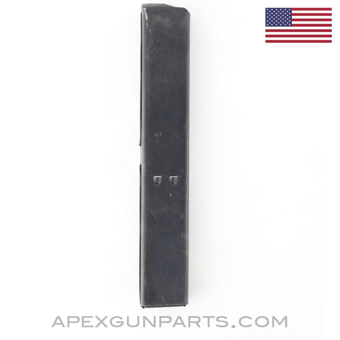 Cobray MAC-10/9, Magazine, 32rd, w/ Slide Stops, Double Feed, Blued, 9x19 NATO *Good*