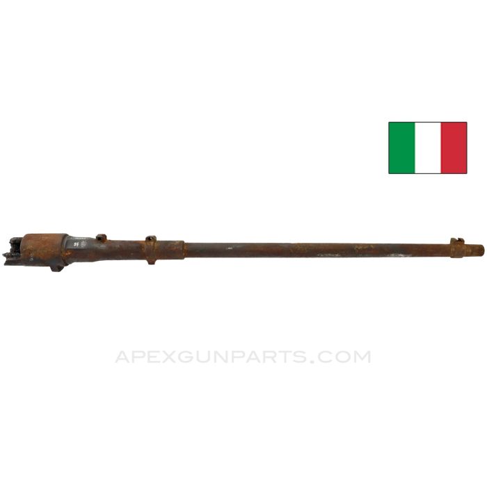 Carcano M91/24 T.S. Carbine Barrel, 16.8", Stripped, Terni Arsenal Manufactured, 6.5x52 *Fair/Rusty* 