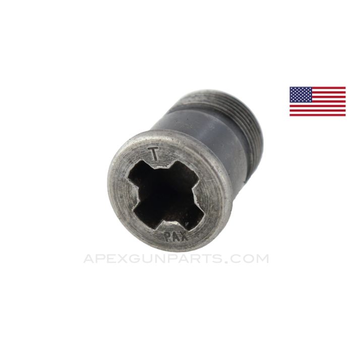 M1 Garand Gas Cylinder Locking Screw, Type 3, "PAX" Marked *Good*